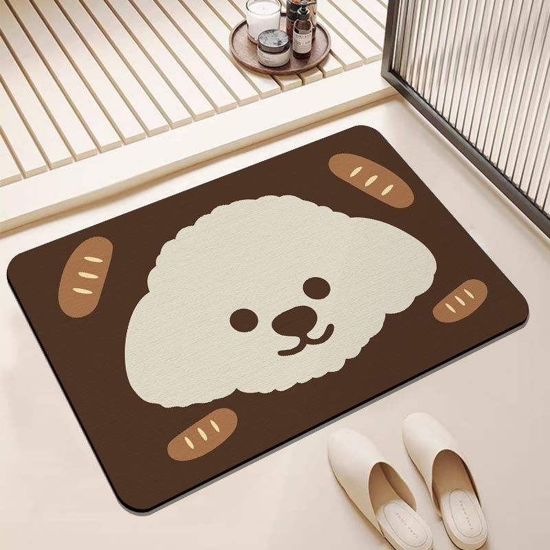 Cute Animal-Themed Floor Mat