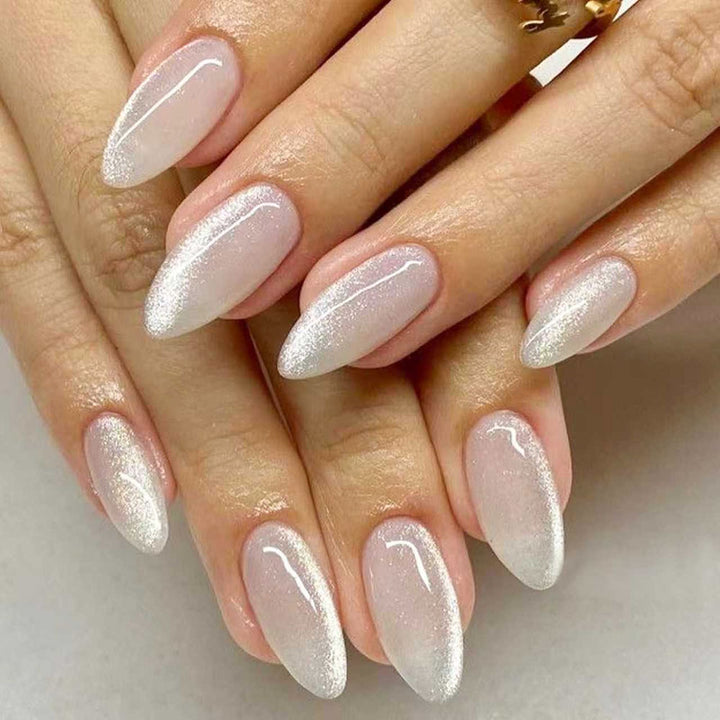 Glittering Ombre Stiletto Press-On Nails
