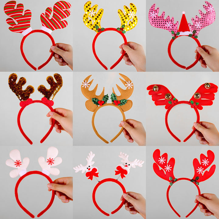 Festive Reindeer Antler Headband