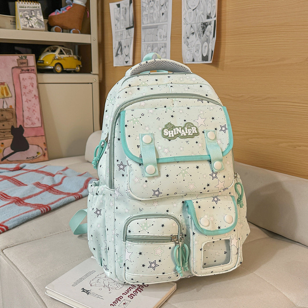 Stylish Star-Patterned Backpack Kalsten