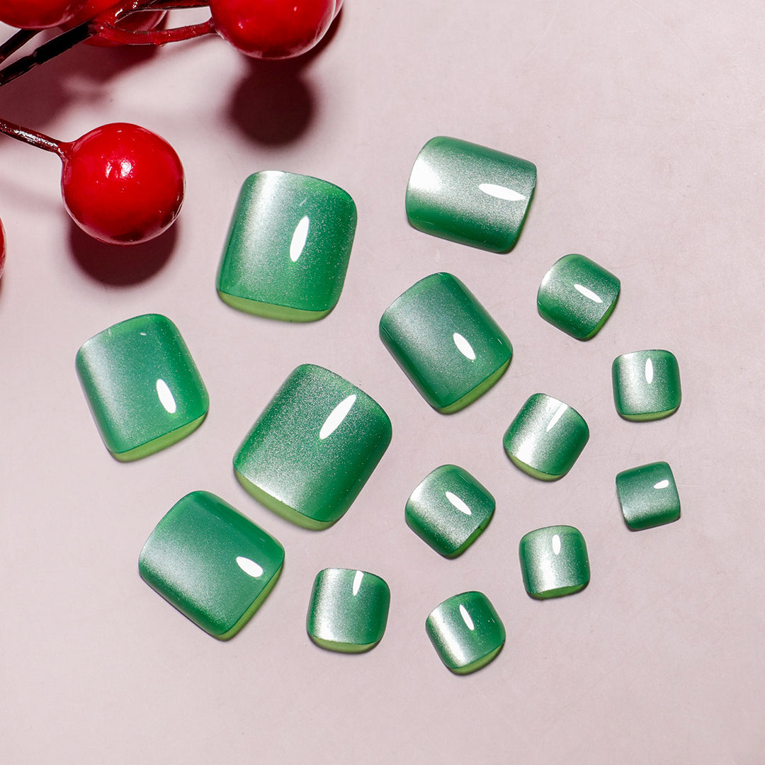 Premium Gel Press-On Toenail Art Set Kalsten
