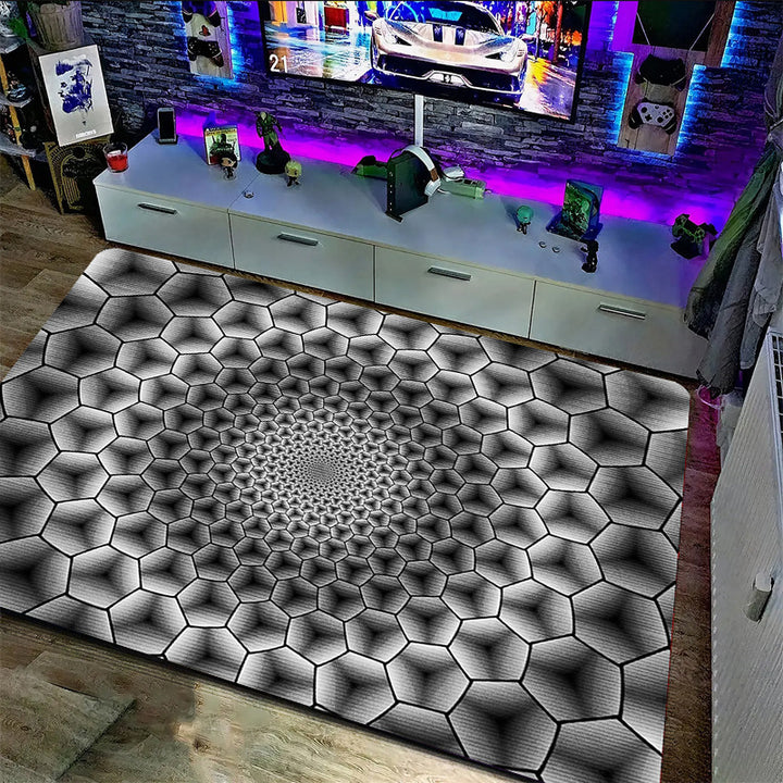 Geometric Print Area Rug Kalsten