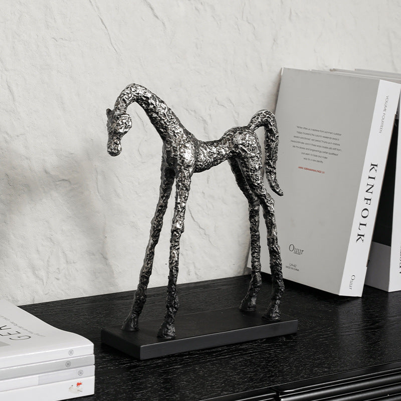 Sculptural Decorative Horse Figurine