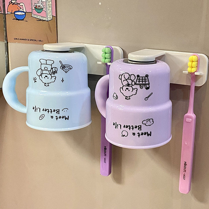 Wall-mounted cup holder with creative and playful design Kalsten