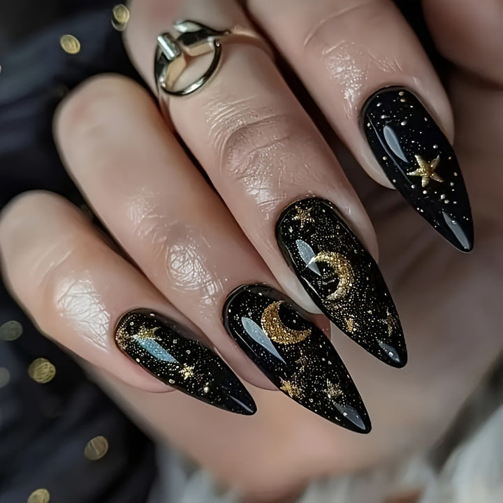 Celestial Themed Nail Art Set
