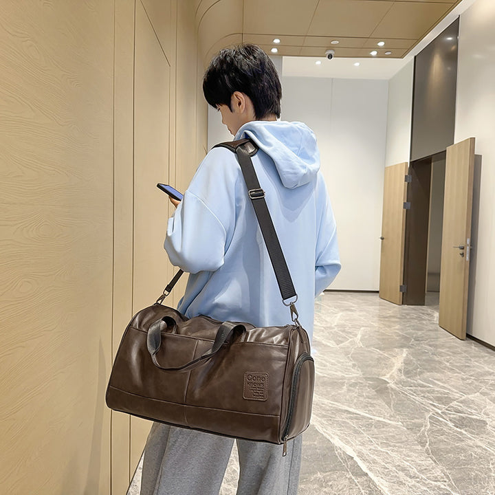 Premium Leather Travel Duffle Kalsten
