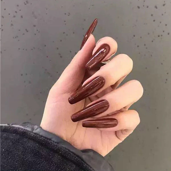 Artificial nail set with high-gloss pointed nails Kalsten