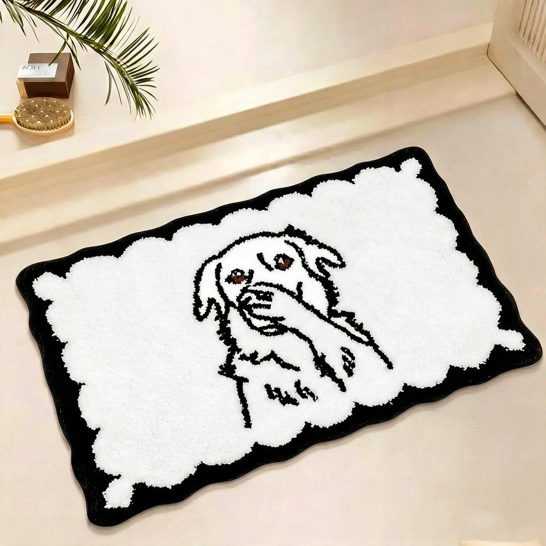 Soft Textured Bathroom Rug