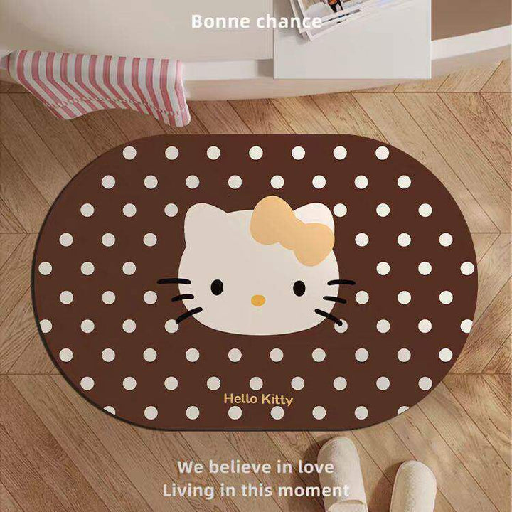 Cute Cartoon Rabbit Themed Area Rug