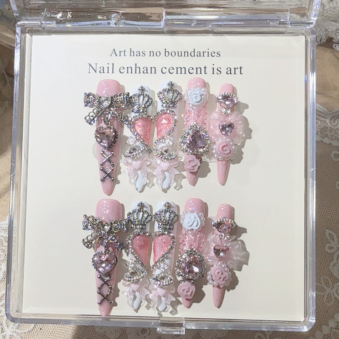 Ornate 3D Press-On Nail Art Set