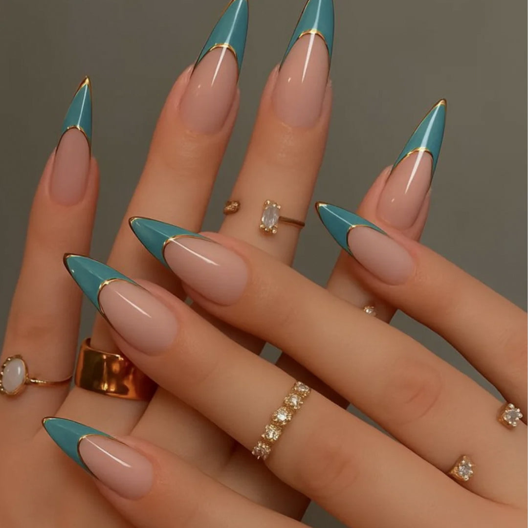 Elegant Stiletto Nail Enhancements Kalsten
