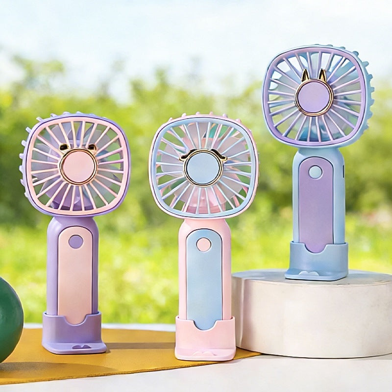 Women's Portable Hand Fan with Flexible Tilt Angle Kalsten