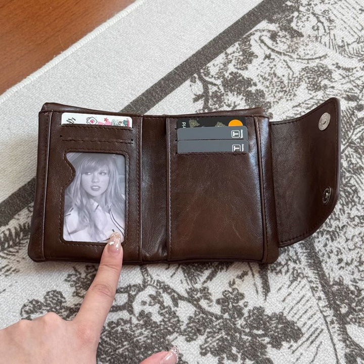 Stylish Compact Leather Cardholder Kalsten