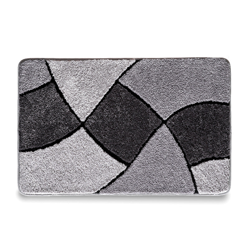 Geometric Pattern Bathroom Mat Kalsten