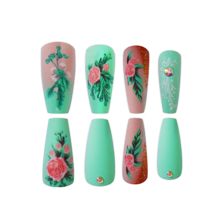 Artistic Floral Design Press-On Nails Kalsten 1788434359