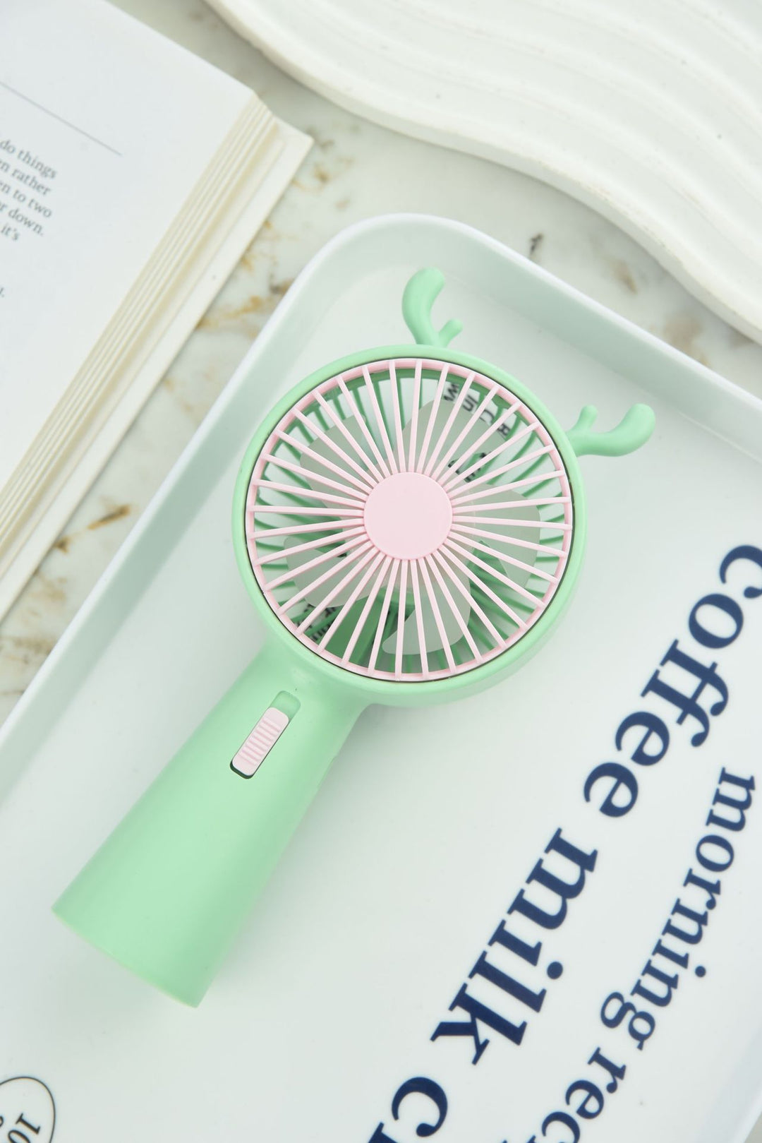 Women Portable Hand Fan with Funny Animal Design Kalsten