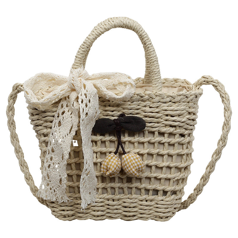 Bohemian Woven Straw Shoulder Bag