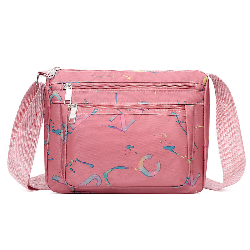 WoStylish Multi-Zipper Crossbody Bag