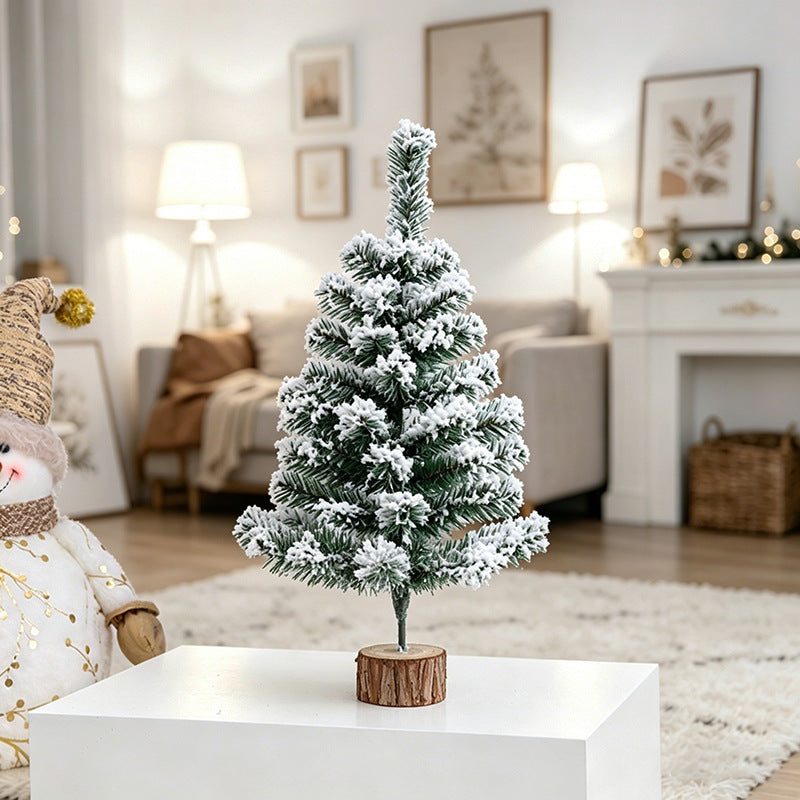 Artificial Snowy Christmas Tree