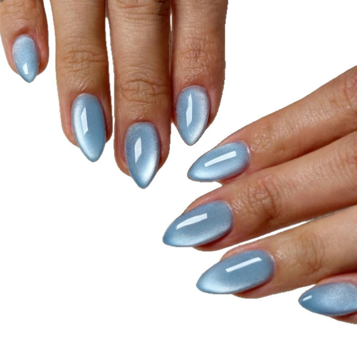 Elegant Almond-Shaped Nail Enhancements