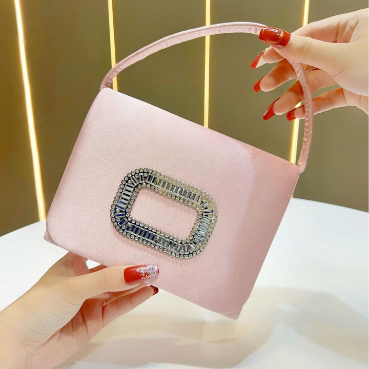 Stylish Satin Evening Handbag