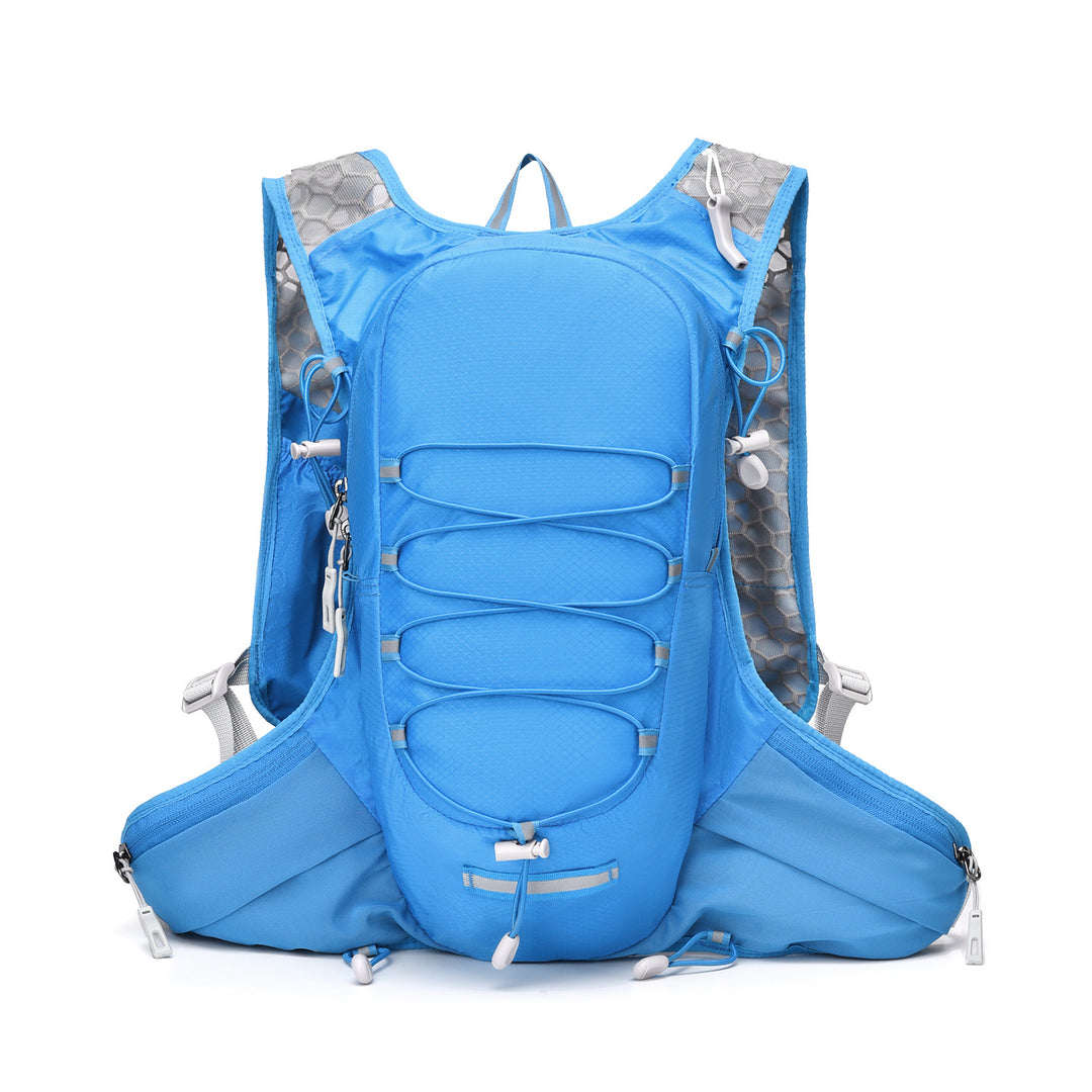 Unisex nan ultra-light running and drinking backpack with hydration bladder compartment, breathable mesh back padding, and hip pockets Kalsten