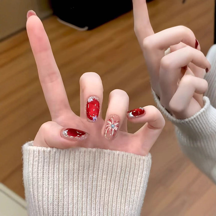 Festive Ornamented Nail Art Set