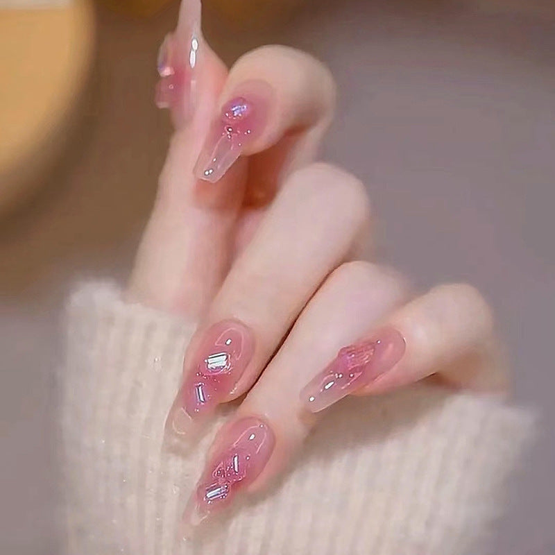 Elegant Artistic Press-On Nails