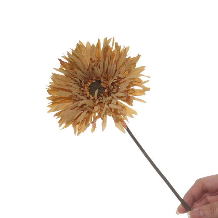 Lifelike Gerbera Daisy Stem