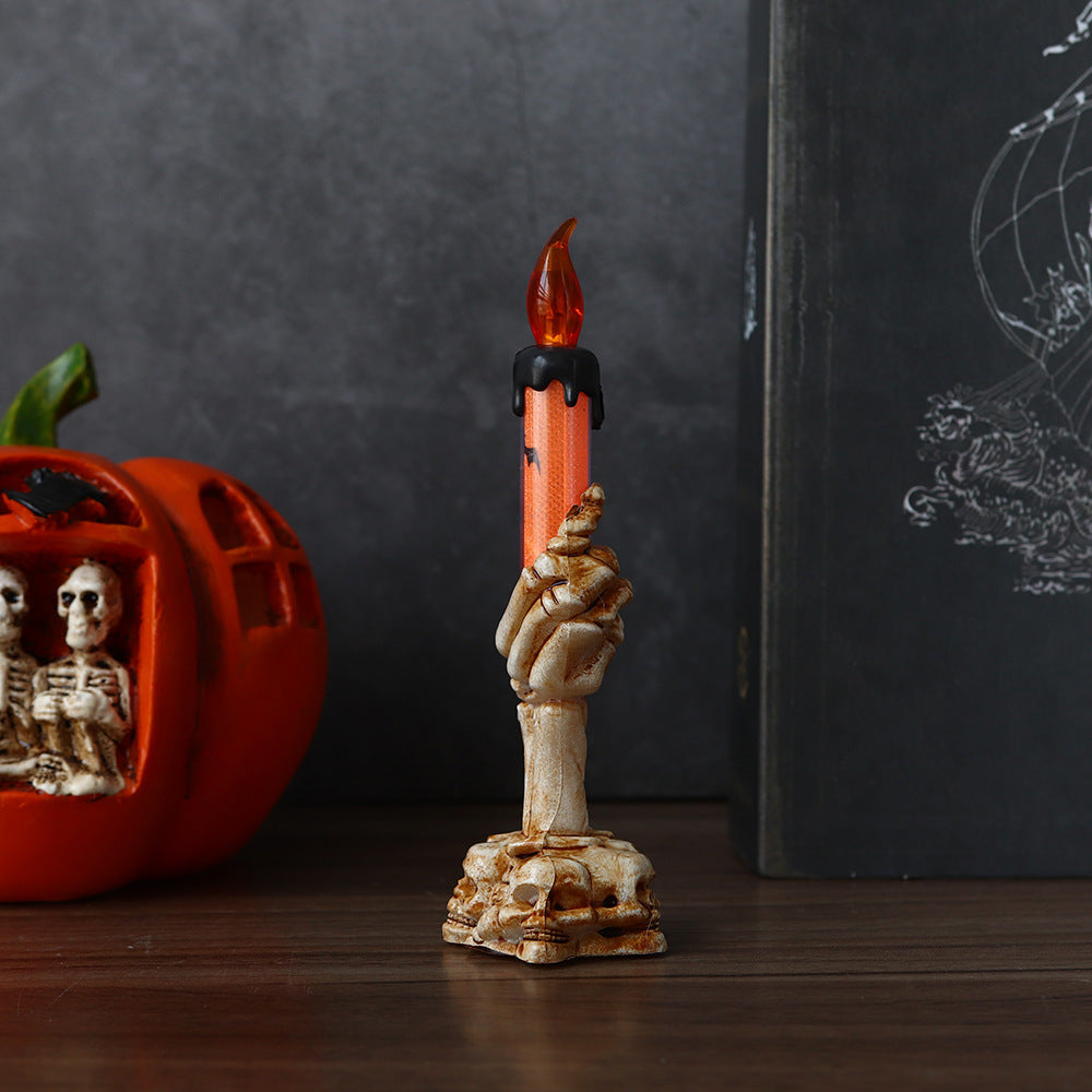 Decorative Skull Hand Candle Holder Kalsten
