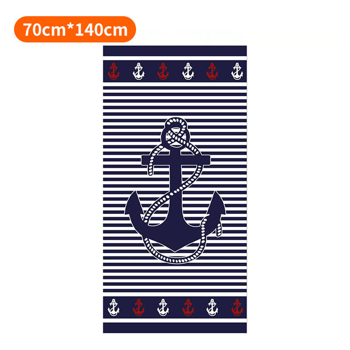 Beach towel with tropical flamingo pattern Kalsten
