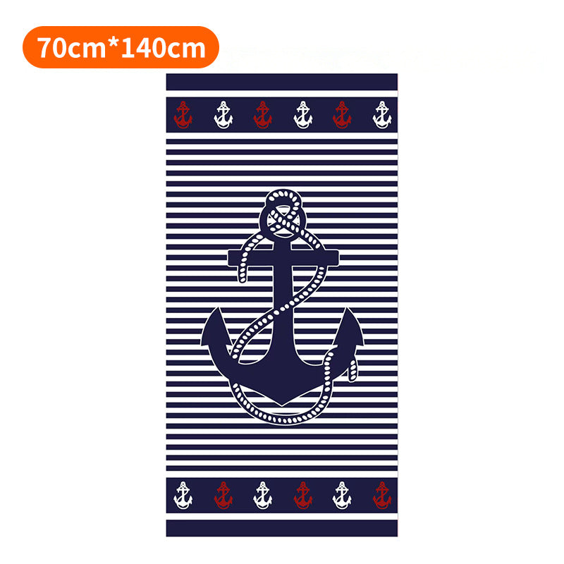Beach towel with tropical flamingo design Kalsten