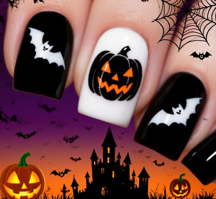 Halloween-Themed Nail Art Set Kalsten