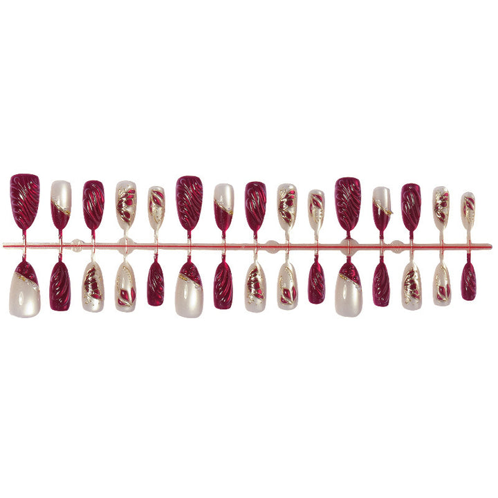 Artificial artificial nails with 3D decorations Kalsten