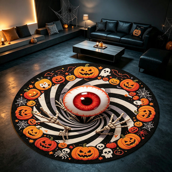 Halloween Themed Area Rug for Home Decor