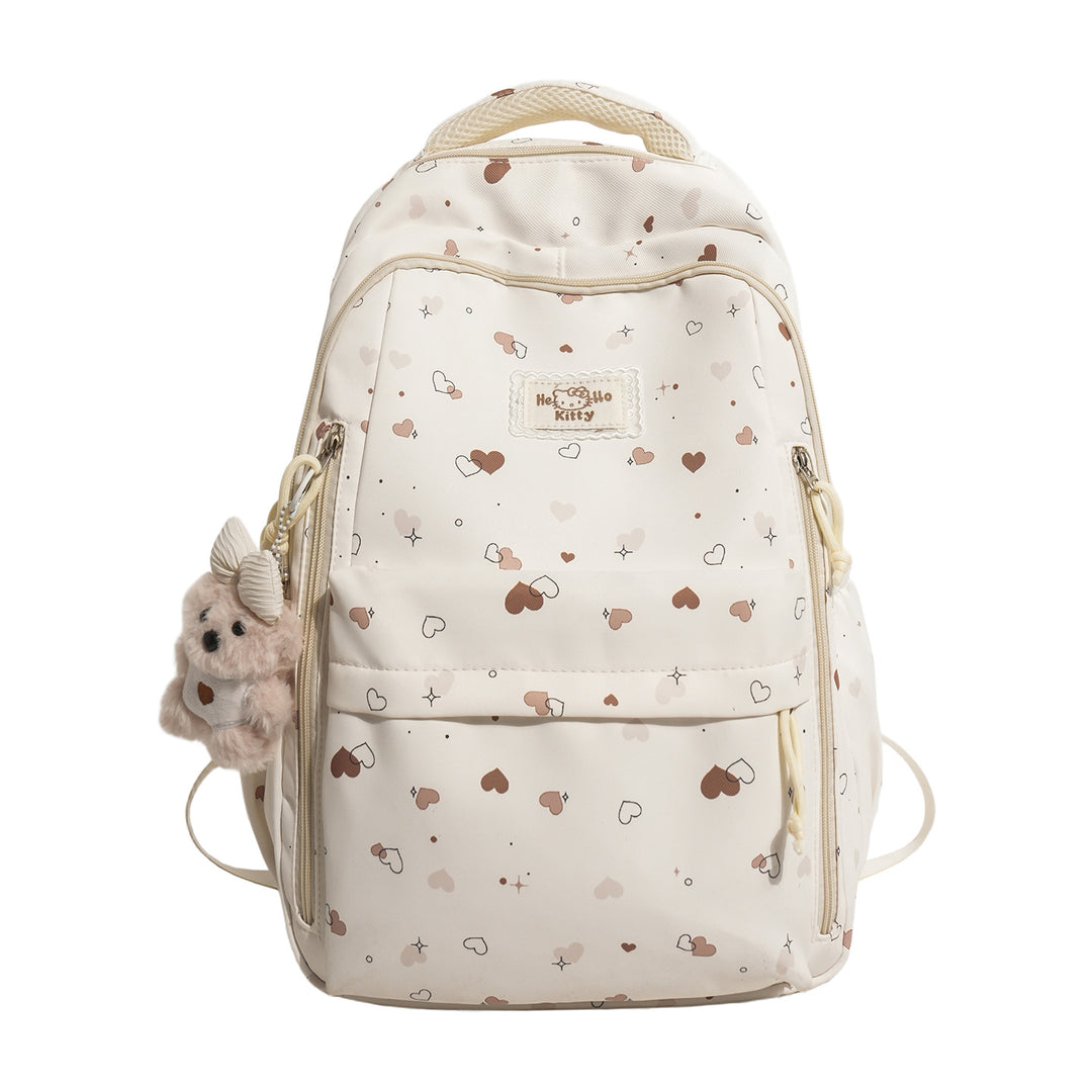 Cute Heart-Patterned Backpack Kalsten