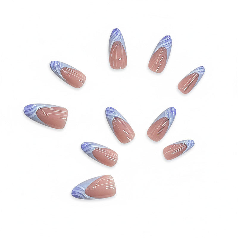 Artistic Watercolor Press-On Nail Set Kalsten