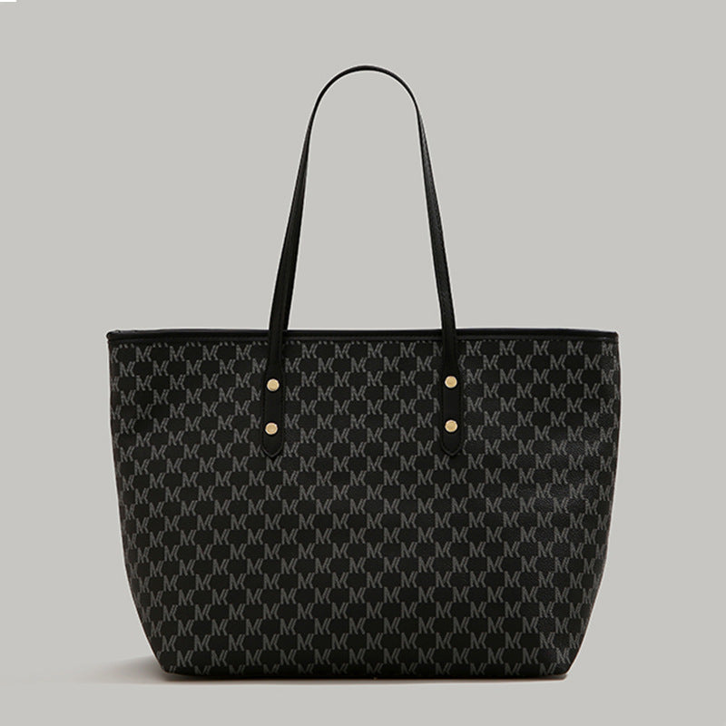 Elegant Symbol-Patterned Tote Bag Kalsten