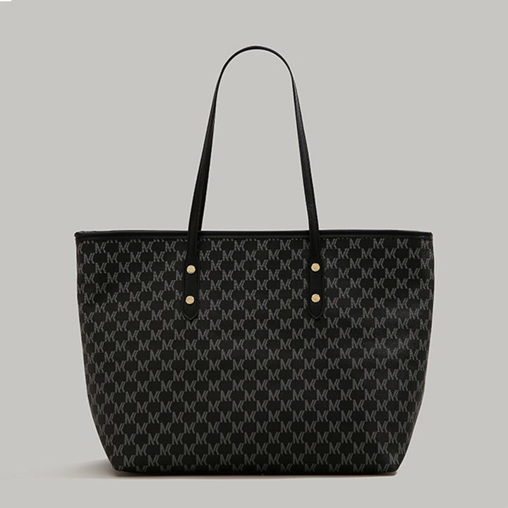 Elegant Symbol-Patterned Tote Bag Kalsten