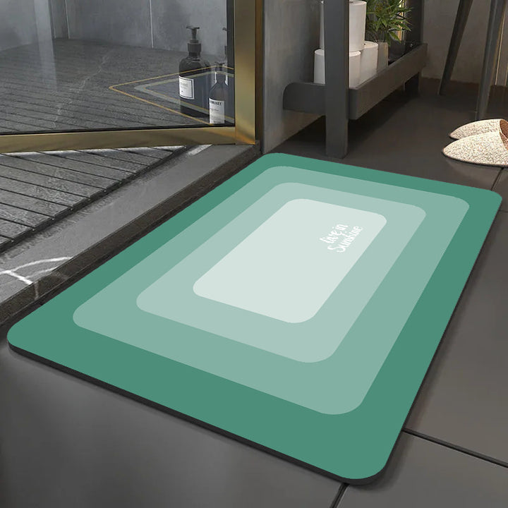 Modern Layered Bathroom Mat Kalsten