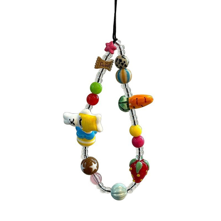 Colorful Themed Beaded Charm Lanyard Kalsten 1790135969