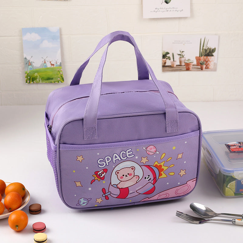 Insulated Kids' Lunch Bag with Cute Bear Design Kalsten