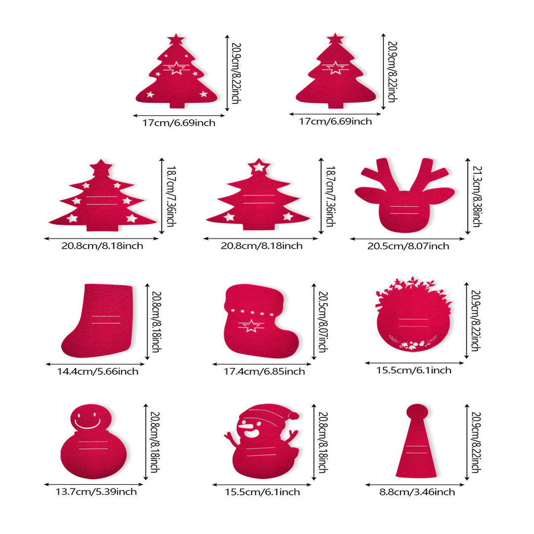 Festive Cutlery Holders Kalsten