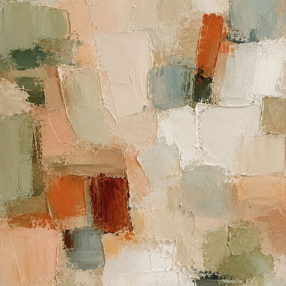 Abstract Textured Canvas Artwork for Home