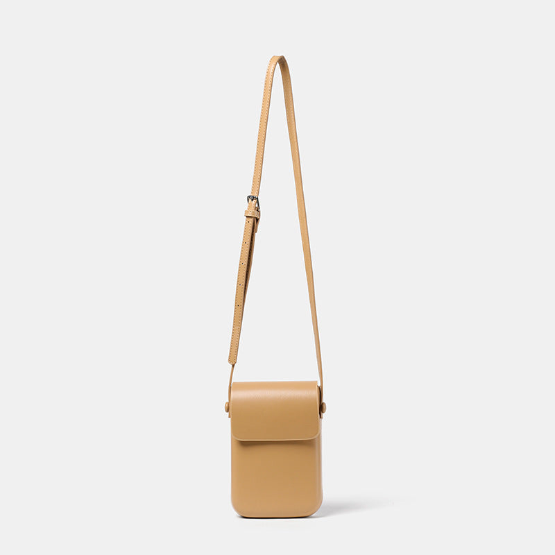 Compact Leather Crossbody Pouch Kalsten