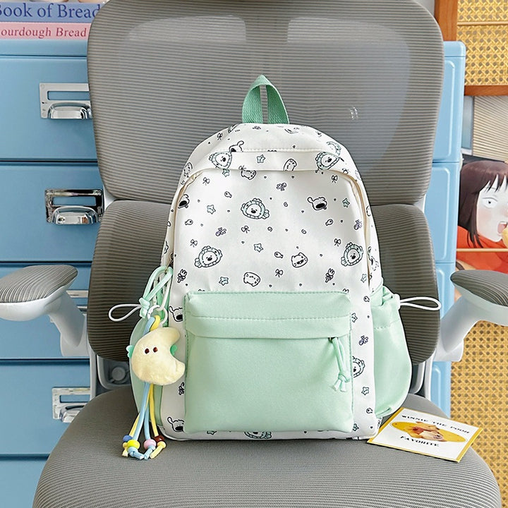 Playful Bunny Ears Printed Backpack Kalsten