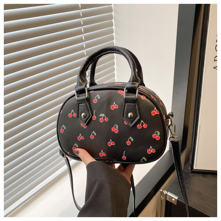 Playful Cherry Print Handbag Kalsten
