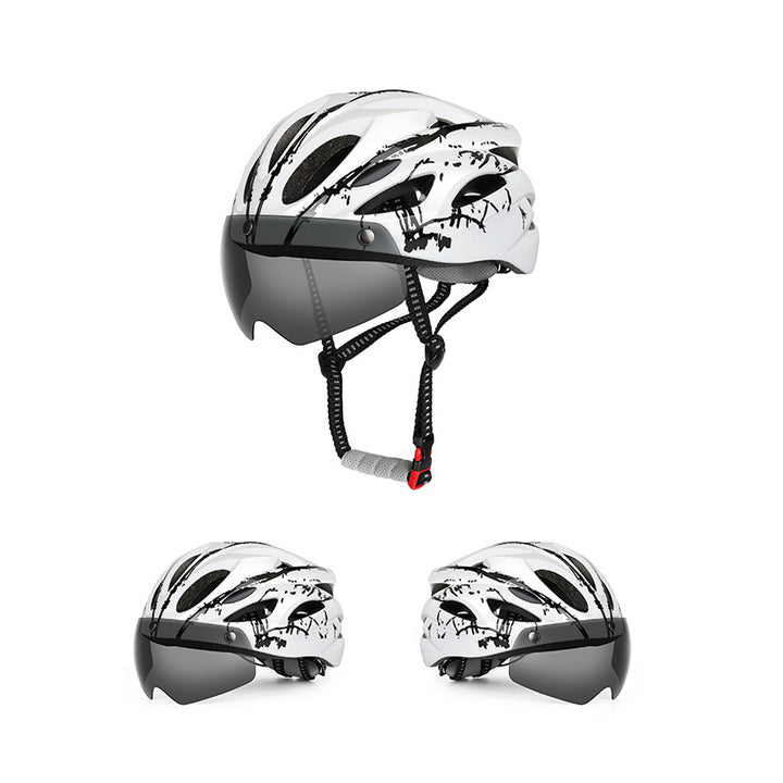 Aerodynamic Cycling Helmet with Integrated Visor Kalsten