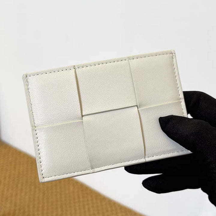 Woven Leather Card Holder Kalsten