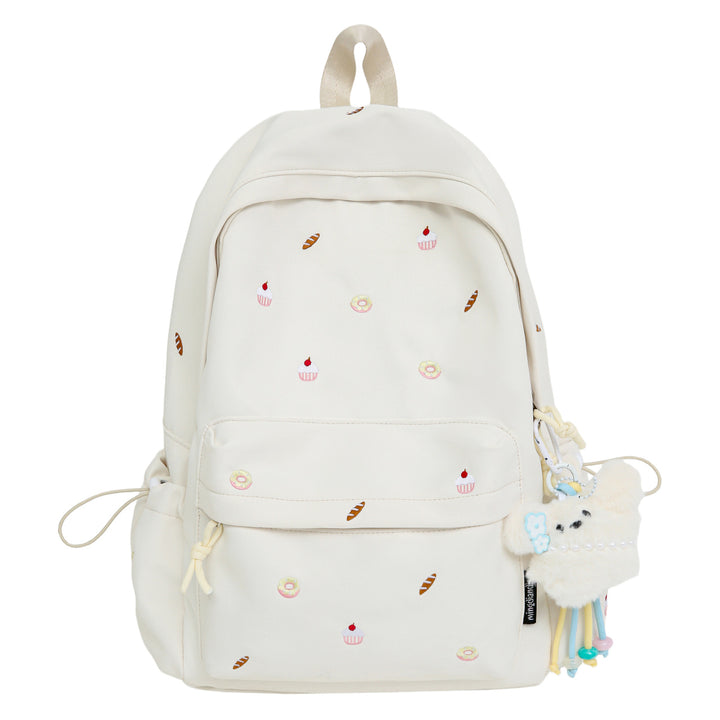 Playful backpack with unique back pattern appliqués Kalsten